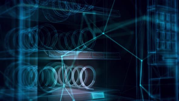 Vending Machine Hologram Close Up 4k alt