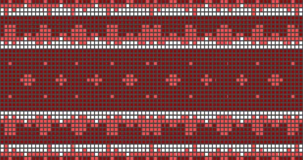 Vj Loop Animation Of Pixel Mosaic 3