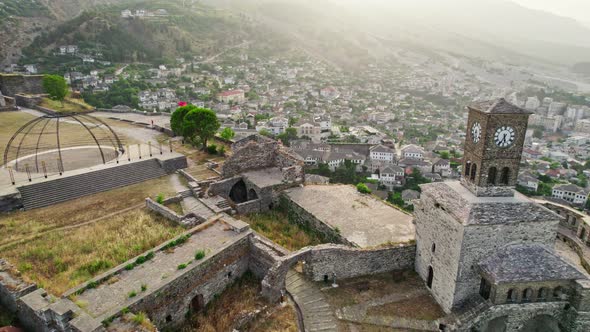 Castle of Gjirokastra and Old City Center