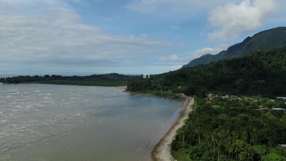 The Beaches at the most southern part of Borneo Island