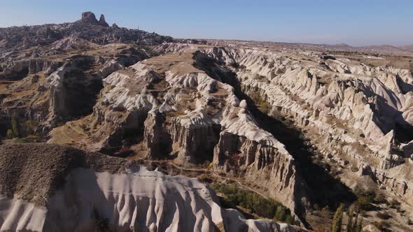 Goreme National Park Near Nevsehir Town. Turkey. Aerial View