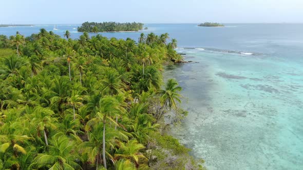 Caribbean White Unspoiled Sandy Beach