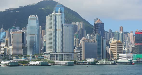 Hong Kong landscape from the peak 