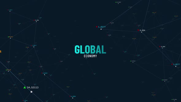 Global Economy Animation 4K