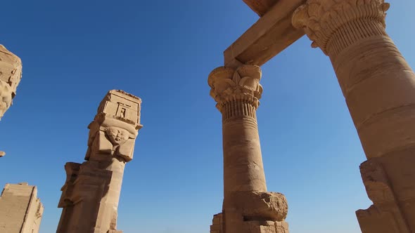 Kalabsha Temple on an island in Nubia next to Lake Nasser, Aswan, Egypt.