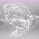 Elegant fast and slow motion fluid gray white glitter particles seamless loop background. - VideoHive Item for Sale