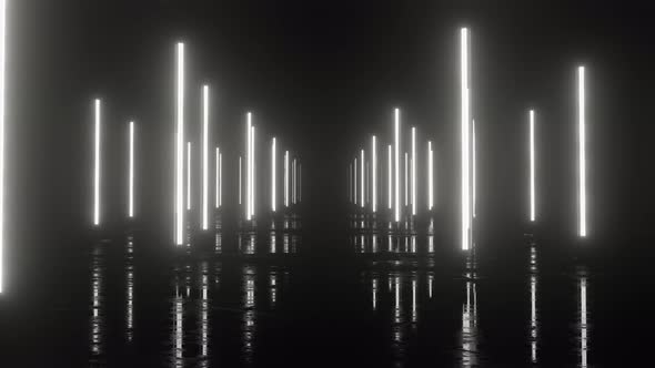 Neon Light Concert Background 4K alt