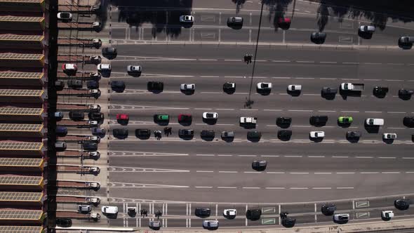 Vehicles Passing Through Paid Road Check Point