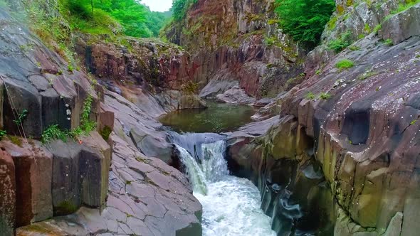 Waterfall Drone Footage