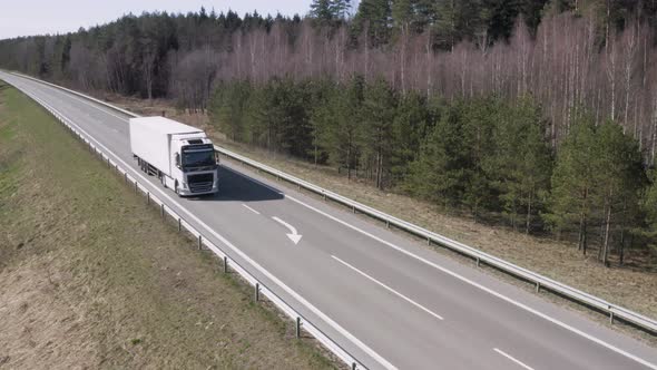 Truck On Highway