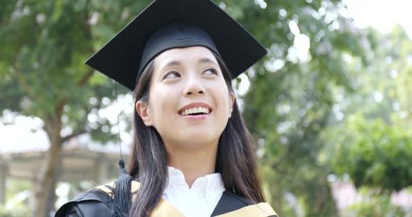 Asian Woman Graduation