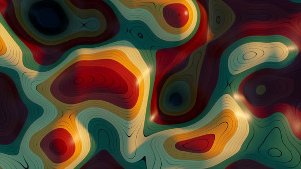 Abstract Background of Topographic Map Concept