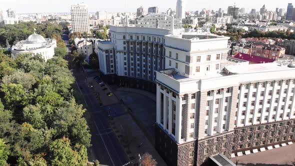 Government of Ukraine. Cabinet of Ministers. Kyiv. Aerial View