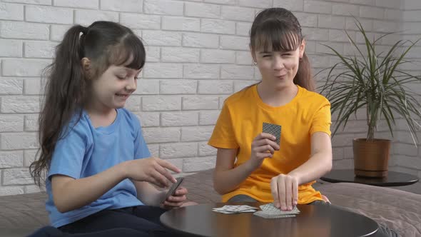 Children with gambling.