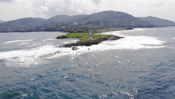 Aerial View of Black Sea Cape Jason