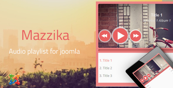 Mazzika | Odtwarzacz muzyczny-lista odtwarzania Joomla