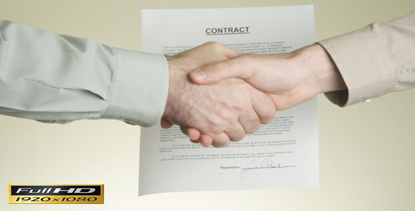 Handshake Seals the Contract | Full HD