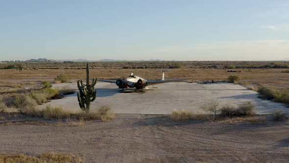 Abandoned Aircraft in the Desert Boneyard