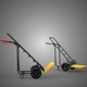 Adjustable Folding Plate Base Bed Position Hand Truck Platform 4 - 3DOcean Item for Sale
