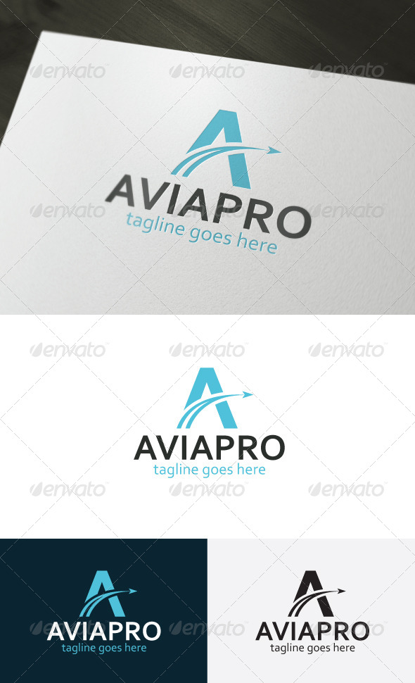 Avia Pro Logo — Letter A