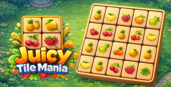 Juicy Tile Mania – Tile-Matching Puzzle Game
