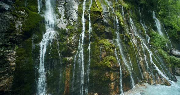 Wimbachklamm Gorge in Southern Bavaria Germany