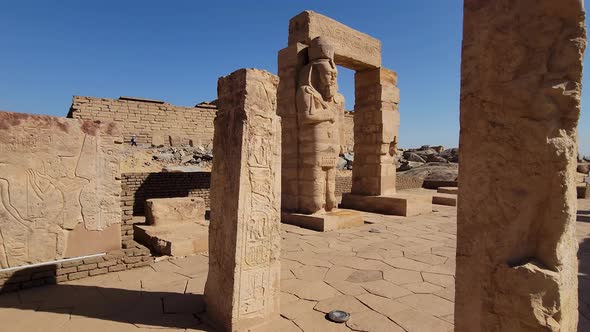 Kalabsha Temple on an island in Nubia next to Lake Nasser, Aswan, Egypt.