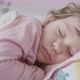Closeup of Sleeping Child's Face - VideoHive Item for Sale