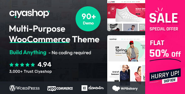 CiyaShop - Multipurpose WooCommerce Theme