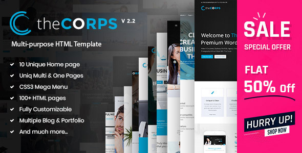 The Corps - Multi-Purpose HTML5 Template