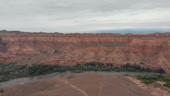 Charyn Canyon, Charyn National Park in Kazakhstan