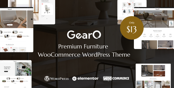 GearO – Luxury Furniture Store WooCommerce WordPress Theme