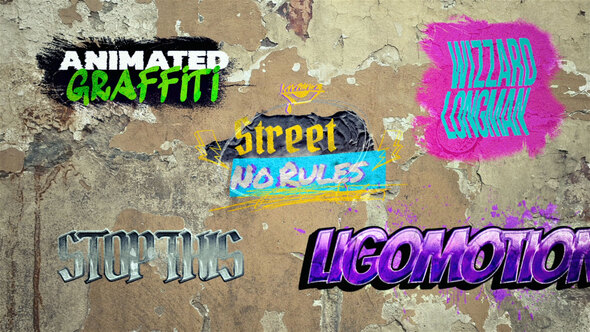 Titles Animated Graffiti Vol 01