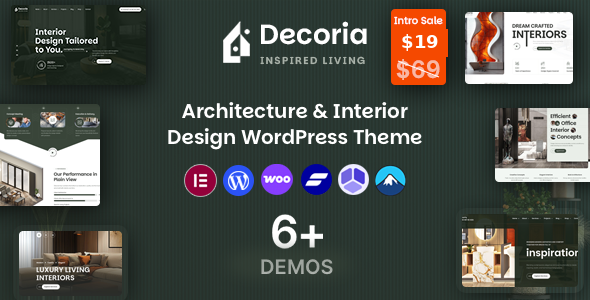 Decoria - Architecture and Interior Design WordPress Theme