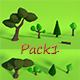 LowPoly Trees .Pack1 - 3DOcean Item for Sale