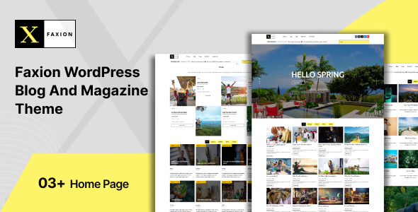Faxion - Fashion Magazine Theme