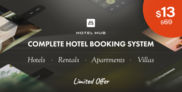 Hotel Hub - AI-Powered Booking and Management WordPress Theme