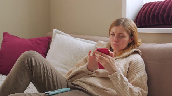 Woman On Sofa