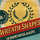 Wreath Shapes Vol.1 - GraphicRiver Item for Sale