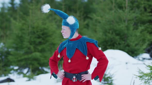 A Christmas elf