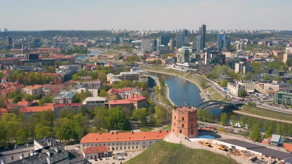 Aerial View of Vilnius