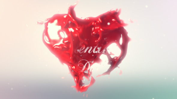 Valentines Heart Logo Reveal