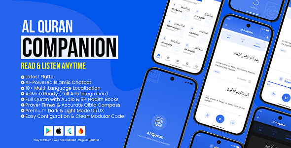 Al Quran Companion: Read & Listen Anytime