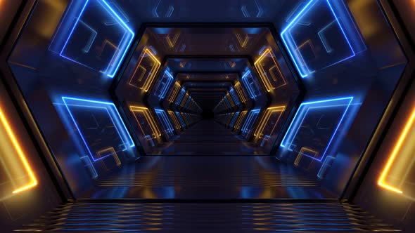 Abstract Neon Tunnel Loop alt