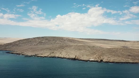 The Namib Desert  Dunes  and the Atlantic Ocean Meets, Skeleton Coast, Southern Africa Namibia,  Lud