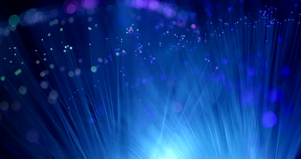 Blue optical fiber