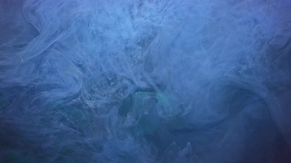 Color Smoke Background Vapor Wave Blue Steam Flow