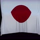 The piece of cloth falls with the flag of the State of Japan to cover the product - VideoHive Item for Sale
