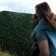 Happy Young Men Giving Piggyback Ride To Women in the Mountain. Young Couple Having Fun Outdoors. - VideoHive Item for Sale