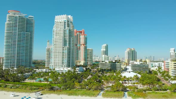 Beautiful Sunny Day at South Beach, Florida, 